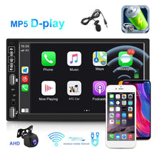 Load image into Gallery viewer, Eunavi 2 din Car Radio  FM Car Multimedia Player 2 DIN autoradio For NISSAN Universal 2 din Auto Stereo with Carplay AA