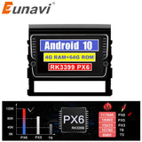 Eunavi 2din car radio stereo multimedia for Toyota Land Cruiser 2016 GPS Android 10 headunit TDA7851 Subwoofer USB NO DVD CD