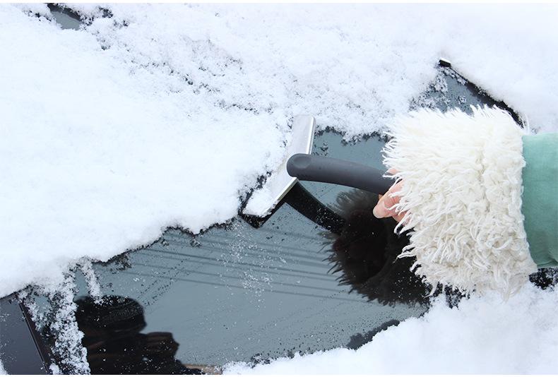 Large stainless steel multifunctional ice and snow shovel Winter car outdoor body glass deicing and snow removal shovel AT-002