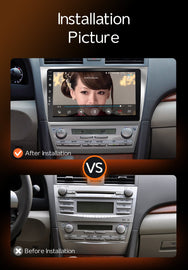 Eunavi Android 10 Radio samochodowe dla Toyota Camry 6 40 50 2006 2007-2011 multimedialny odtwarzacz wideo nawigacja samochodowa gps nr 2din 2 din dvd