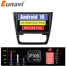 Load image into Gallery viewer, Eunavi 2 Din Car Radio Stereo For Skoda Yeti 2014 2015 2016 GPS Navigation multimedia player TDA7851 8 CORE WIFI Android 10