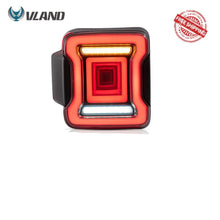 Cargar imagen en el visor de la galería, VLAND Car Accessories LED Tail Lights Assembly For Jeep Wrangler JL JLU 2018 2019 2020 Tail Lamp With Turn Signal Reverse Light