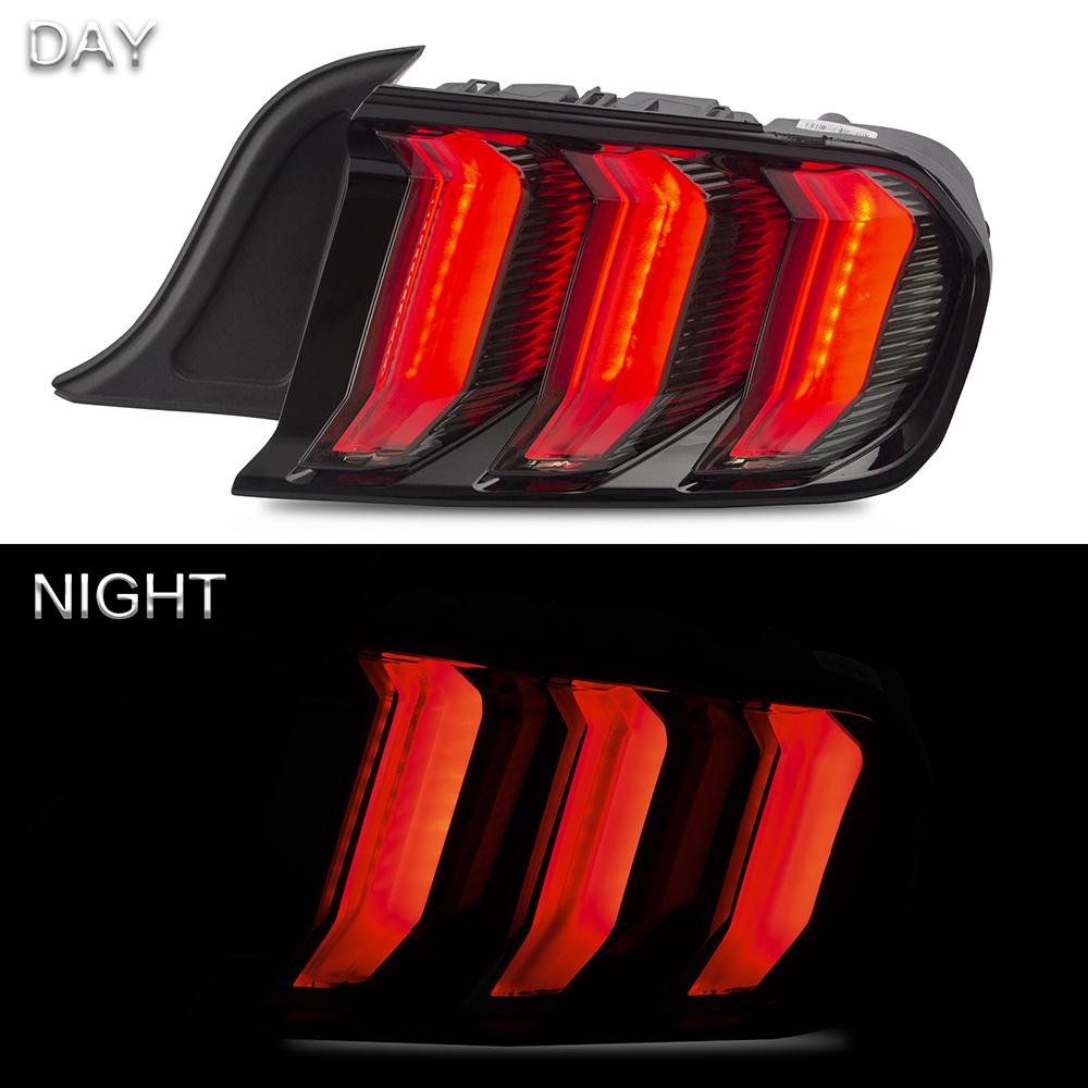 VLAND Tail lamp assembly for Ford Mustang 2015-2020 Tail light with Sequential Turn Signal Reverse Lights Plug and Play