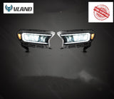 Vland Headlamp Car Assembly For Ford Ranger 2015 2016 2017 2018 2019 2020 Headlights Full LED Front Lamp Sequential Turn Signal