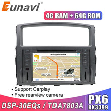 Cargar imagen en el visor de la galería, Eunavi 2 Din 7&#39;&#39; Android Car Radio DVD GPS Auto For MITSUBISHI PAJERO V97 2006-2014 Audio Stereo Multimedia Player WIFI