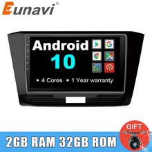 Cargar imagen en el visor de la galería, Eunavi 2 din Android 10 Car Radio multimedia player for VW Volkswagen Passat 2016 Stereo Autoradio tablet gps navigation RDS