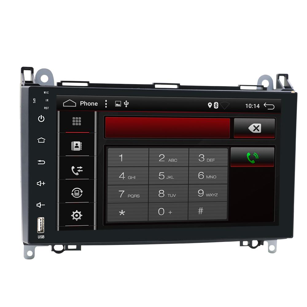 Eunavi 2 Din samochodowy radio odtwarzacz multimedialny Android 10 Automotivo dla Mercedes/Benz/Sprinter/B200/B-class/W245/B170/W169 gps stereo