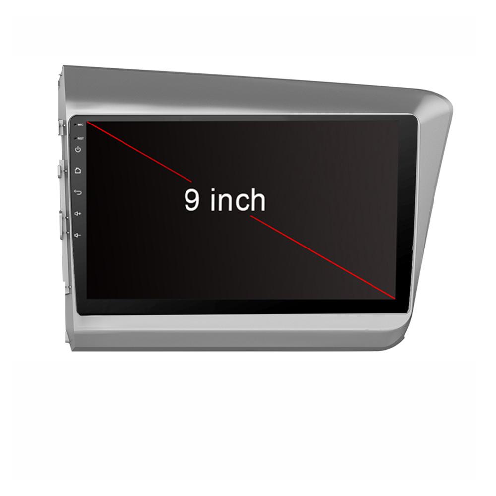 Eunavi Car Radio Multimedia Video Player Navigation GPS For Honda Civic 2012-2015 2 din dvd raido PX6 4G+64G Android 10