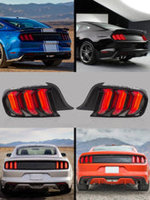 Charger l&#39;image dans la galerie, VLAND Tail lamp assembly for Ford Mustang 2015-2020 Tail light with Sequential Turn Signal Reverse Lights Plug and Play