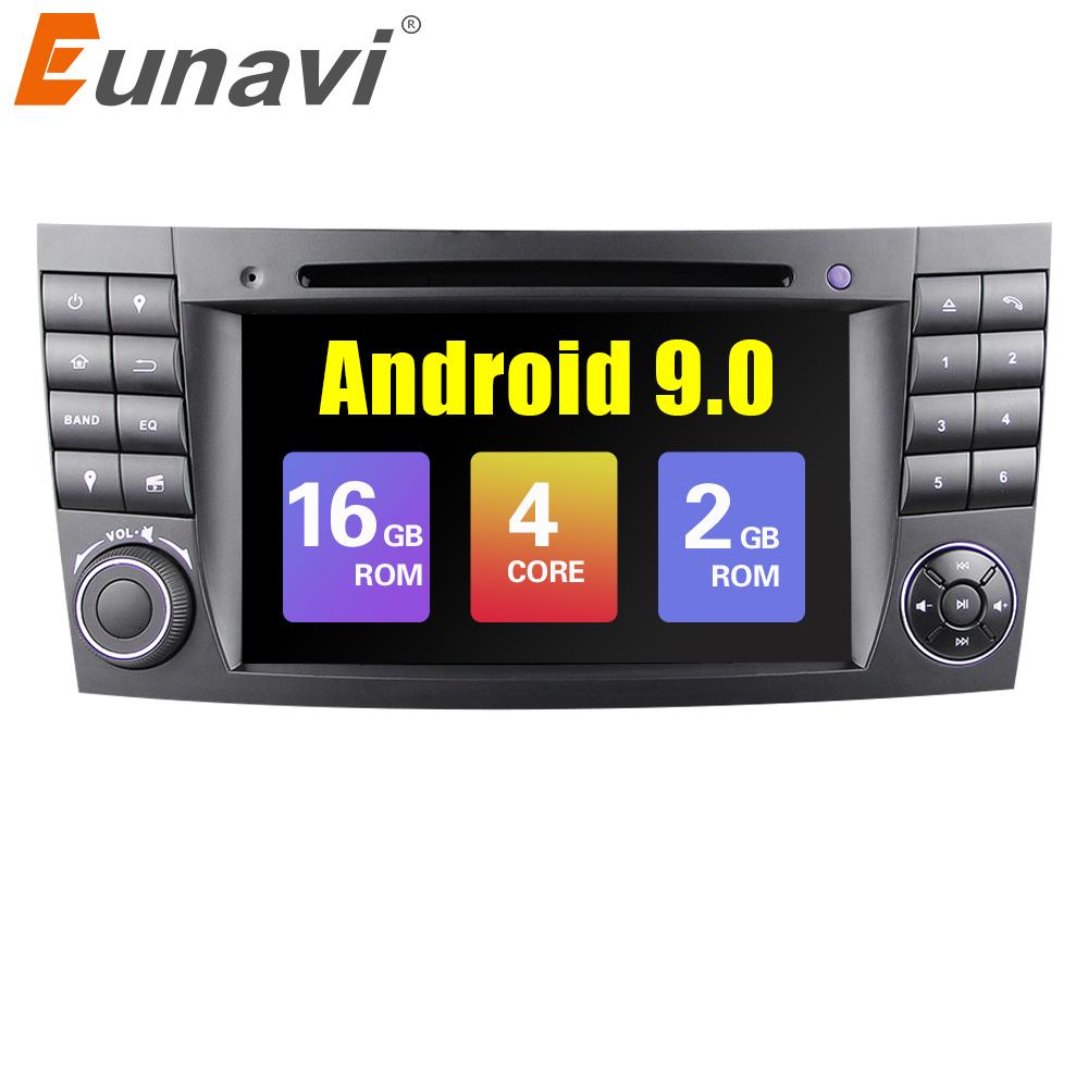 Eunavi Android 9.0 nawigacja samochodowa gps dla Mercedes W211 W219 W463 CLS350 CLS500 CLS55 E200 E220 E240 E270 E280 nie odtwarzacz dvd PX30 A53