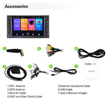 Załaduj zdjęcie do przeglądarki galerii, Eunavi 2 Din 7&#39;&#39; Android 10 Car Multimedia GPS Radio For Toyota Terios Old Corolla Camry Prado RAV4 Auto Audio DSP 4G WIFI RDS