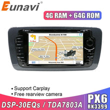 Załaduj zdjęcie do przeglądarki galerii, Eunavi 2 Din Android Car Radio Audio DVD For Seat Ibiza 6j 2009 2010 2011 2012 2013 Multimedia Player 2Din Screen GPS Navigation