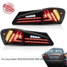 Charger l&#39;image dans la galerie, VLAND Car Accessories LED Tail Lights Assembly For Lexus Sedan XE20 IS250 IS350 2006-2013 Full LED Turn Signal Reverse Lights