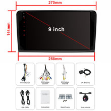 Cargar imagen en el visor de la galería, Eunavi 2 Din 9 inch Android Car Radio Multimedia GPS Auto For Mercedes Benz ML GL W164 ML350 ML300 ML500 GL320 GL350 GL450 X164