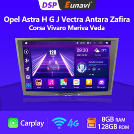 Eunavi 8inch 2 Din Android 10 Car Radio GPS For Opel Vauxhall Astra H G J Vectra Antara Zafira Corsa Vivaro Meriva Veda Stereo