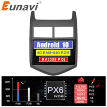 Załaduj zdjęcie do przeglądarki galerii, Eunavi 2 din car radio Multimedia For Chevrolet Aveo 2011-2013 GPS Android 10 Navigation 2din stereo Touch screen Head Unit