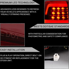 Załaduj zdjęcie do przeglądarki galerii, VLAND Tail Lights Assembly For Toyota Land Cruiser 2008-2015 Taillights Tail Lamp With Turn Signal Reverse Lights DRL Light