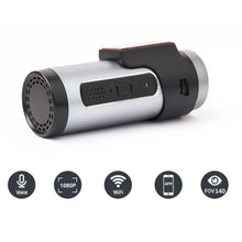 Laden Sie das Bild in den Galerie-Viewer, Eunavi Dash Cam Auto DVR Wifi APP Sprachsteuerung Dash Cam FHD 1080P Nachtsicht Autokamera Auto Video Recorder G-Sensor