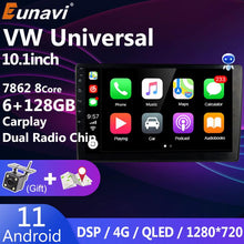 Load image into Gallery viewer, Eunavi 2 Din Android 11 Car Radio Multimedia Player For VW/Volkswagen/Golf/Polo/Tiguan/Passat/b7/b6/SEAT/Leon/Skoda/ Octavia GPS