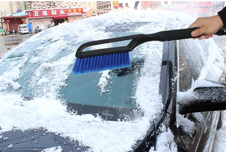 Long-handled snow brush with EVA cotton handle Winter snow shovel ice shovel Multifunctional deicing snow shovel Car supplies X66