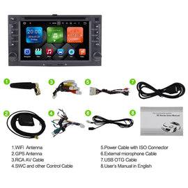 Eunavi 2 din Android 9.0 samochodowy odtwarzacz dvd dla KIA SORENTO MAGENTIS SPORTAGE poranek CEED RIO CERATO 2005-2010 KIA uniwersalny