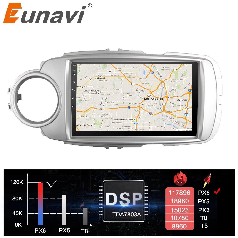 Eunavi Android 10 1din Car Radio For Toyota Yaris 2012 2013 2014 2015 2016 2017 1 Din Car Radio Multimedia GPS 4G WIFI