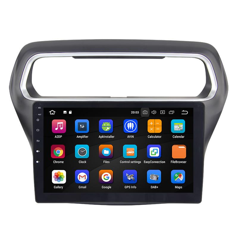 Eunavi 10.1 inch Android 9.0 Car Radio Multimedia GPS Player For FORD ESCORT4G 64G Fast Boot TV 1080P TDA7851 navigation stereo