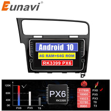 Załaduj zdjęcie do przeglądarki galerii, Eunavi 2Din Android Car Radio GPS for VW Volkswagen Golf 7 Golf7 2013- 2015 Multimedia player TDA7851 WIFI RDS Auto Audio Stereo