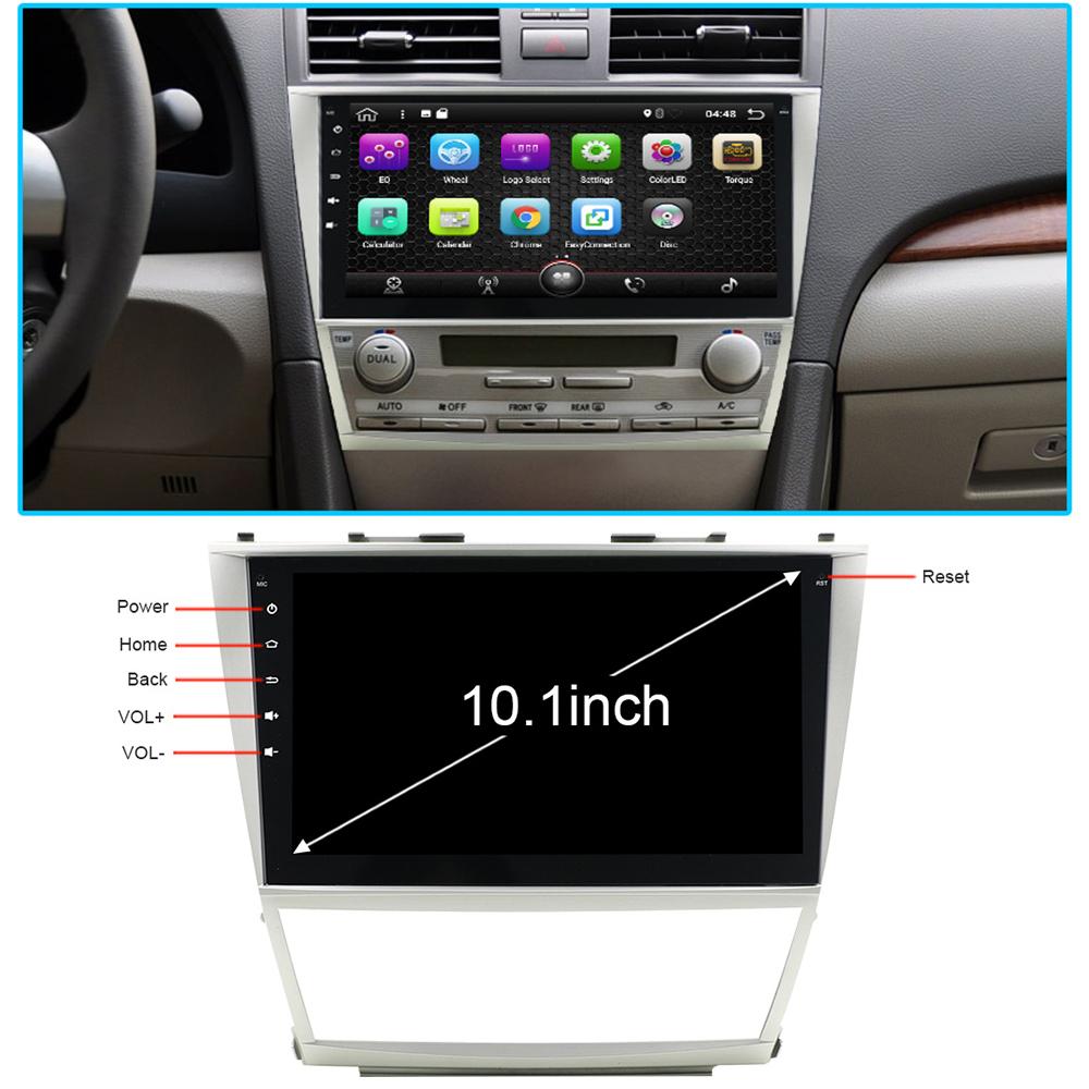 Eunavi 2 Din Android 10 Car Radio Stereo multimedia GPS Navigation for Toyota Camry 2007-2011 2din 10 inch wifi bluetooth NO DVD