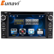 Load image into Gallery viewer, Eunavi 2din car dvd radio player for Toyota Hilux VIOS Old Camry Prado RAV4 Prado 2003-2008 gps navigation stereo touch screen