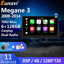 Cargar imagen en el visor de la galería, Eunavi 4G Car Radio Multimedia Video Player For Renault Megane 3 Fluence 2018 - 2014 Android Auto Car Stereo Audio GPS 2Din dvd