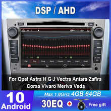 Laden Sie das Bild in den Galerie-Viewer, Eunavi 2 Din ChG DSP Android Tsar Radio DVD DVD Stereo Player Für Opel Astra HGY Vectra Antara Zafira Corsa Vivaro Meriva Veda