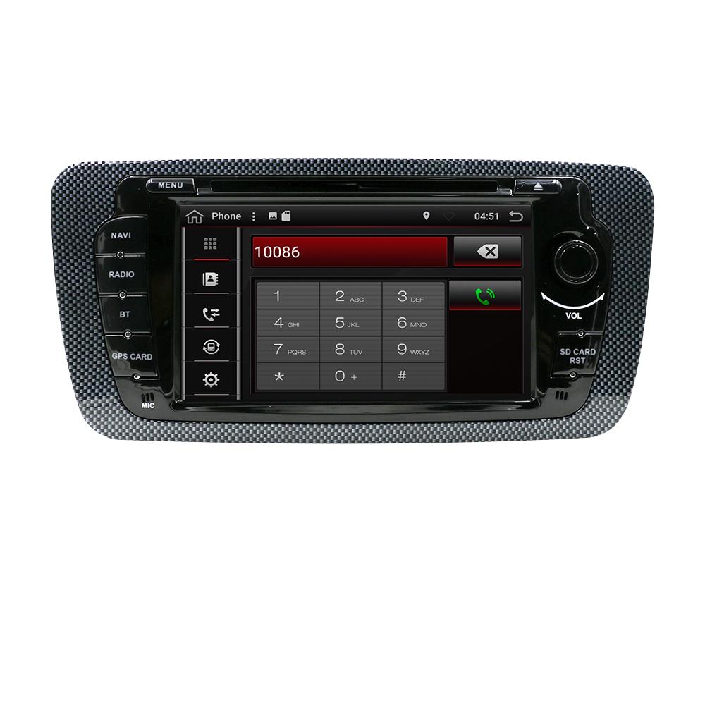 Eunavi Android 10 Car DVD Radio GPS Auto For Seat Ibiza 6j 2009 2010 2012 2013 Headunit Multimedia Stereo 4G Screen Audio USB BT