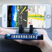 Cargar imagen en el visor de la galería, Car mobile phone holder, stop sign, navigation bracket, instrument panel, mobile phone bracket, number plate, universal mobile phone bracket ornaments