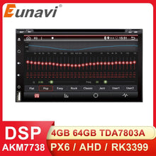 Załaduj zdjęcie do przeglądarki galerii, Eunavi Car Multimedia Player Universal For Nissan Android 10 2Din Auto Radio Touch screen GPS Navigation DVD Headunit WIFI RDS