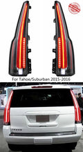 Załaduj zdjęcie do przeglądarki galerii, VLAND Tail Lamps Fit For Tahoe/Suburban  Full LED Taillights With DRL+Brake+Reverse Light+Red Turn Signal 2015-2016