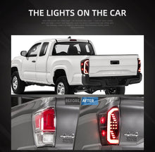 Załaduj zdjęcie do przeglądarki galerii, VLAND Car Lamp Assembly For Toyota Tacoma TRD 2016-2021 Full LED Taillights TRD Off Road Tail Lights SR5 Limited Red Turn Signal