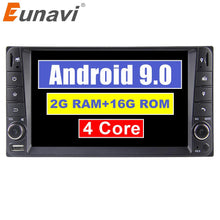 Załaduj zdjęcie do przeglądarki galerii, Eunavi 2 din 7 inch Android 9.0 car radio multimedia player for Toyota Hilux VIOS Old Camry Prado RAV4 Prado 2003-2008 gps navi