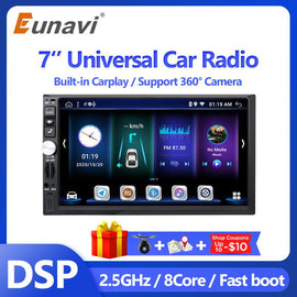 Eunavi Universal 2Din Android10 Car radio Multimedia Player  for car 7