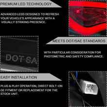 Załaduj zdjęcie do przeglądarki galerii, VLAND Tail Lights Assembly For Hyundai Accent Verna 2010-2013 Taillight Tail Lamp With Turn Signal Reverse Lights LED DRL Light