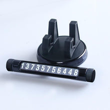 Cargar imagen en el visor de la galería, Car mobile phone holder, stop sign, navigation bracket, instrument panel, mobile phone bracket, number plate, universal mobile phone bracket ornaments