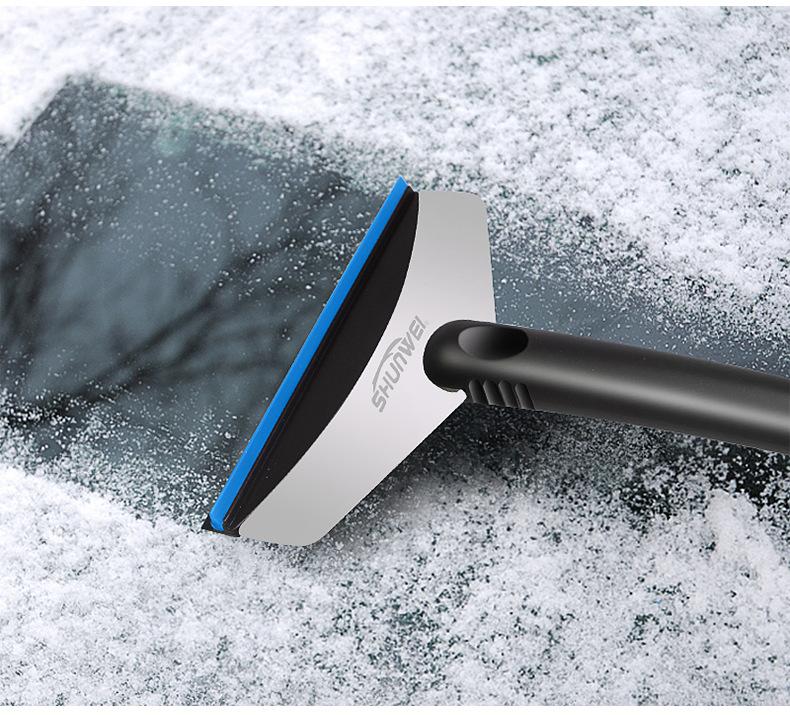 third generation multifunctional stainless steel ice and snow shovel, a good helper for snow and ice removal in winter SW-3107