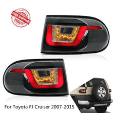 Załaduj zdjęcie do przeglądarki galerii, VLAND Tail Lights Assembly For Toyota FJ Cruiser 2007-2015 Taillight Tail Lamp With Turn Signal Reverse Lights LED DRL Light