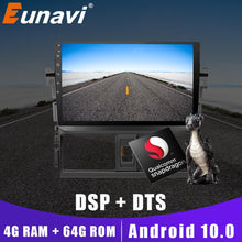 Cargar imagen en el visor de la galería, Eunavi car radio stereo multimedia player for Toyota Vios 2013-2016 2 din headunit GPS IPS TDA7851 Subwoofer Android 10 4GB 64GB