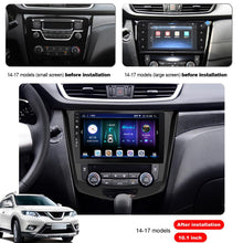 Load image into Gallery viewer, Eunavi 2 Din Android 10 Auto Stereo Car Radio For Nissan X Trail Qashqail 2014-2017 Multimedia Video Player Carplay 2Din GPS