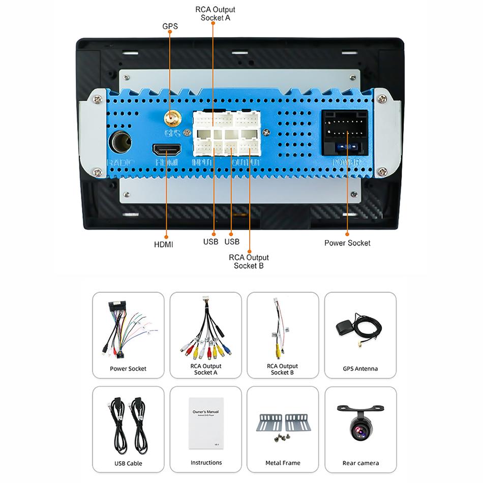 Eunavi 2 Din Android Car Radio dvd multimedia Player For Hyunda Ix35 2010-2015 Video GPS Navigation no cd 2din headunit 4G 64G