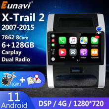 Załaduj zdjęcie do przeglądarki galerii, Eunavi QLED 2 DIN Android 11 Car Radio For Nissan X-Trail 2 T31 XTrail 2007 - 2015 Multimedia video player GPS 2din DVD 6G 128G