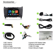 Charger l&#39;image dans la galerie, Eunavi 2 din Android 9 Car multimedia Dvd GPS Radio For Mercedes/Benz W203 W209 W219 W169 A160 C180 C200 C230 C240 CLK200 CLK22