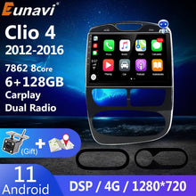 Załaduj zdjęcie do przeglądarki galerii, Eunavi 2 din Android Auto Radio for Renault Clio 4 ZOE 2012 2013 2014 - 2016 Car Radio Multimedia Player GPS Carplay 2din dvd