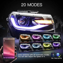 Laden Sie das Bild in den Galerie-Viewer, VLAND Custom Colorful Edition Headlamp Car Assembly for Chevrolet Camaro 5th Generation 2014 2015 Head light turn signal